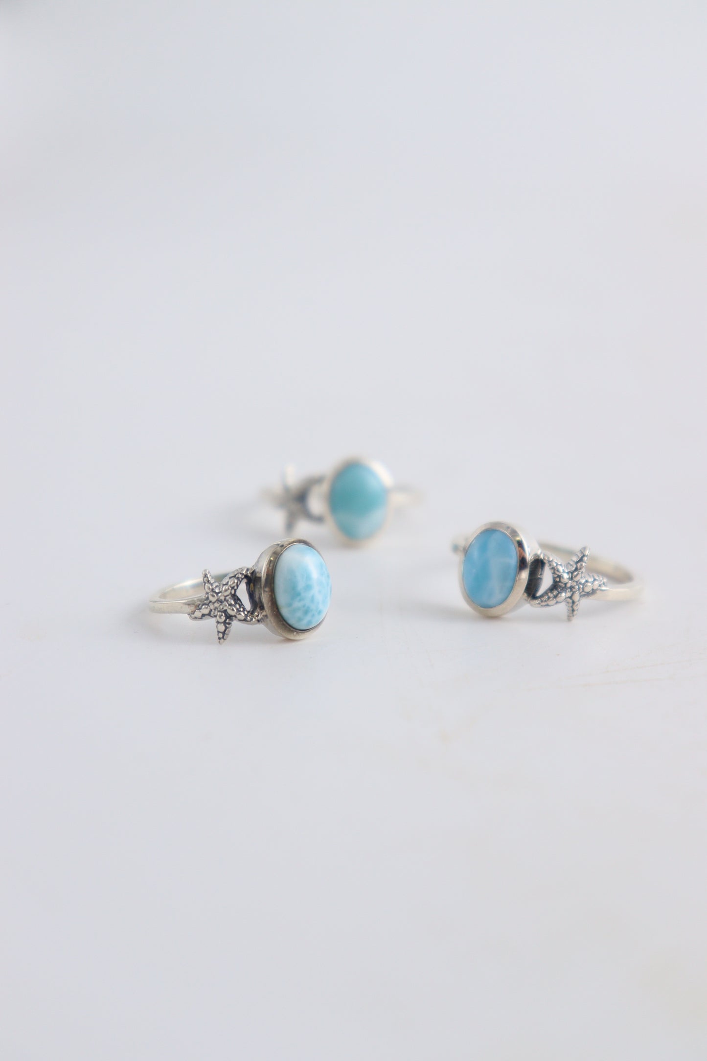 Larimar Rings Set of 6