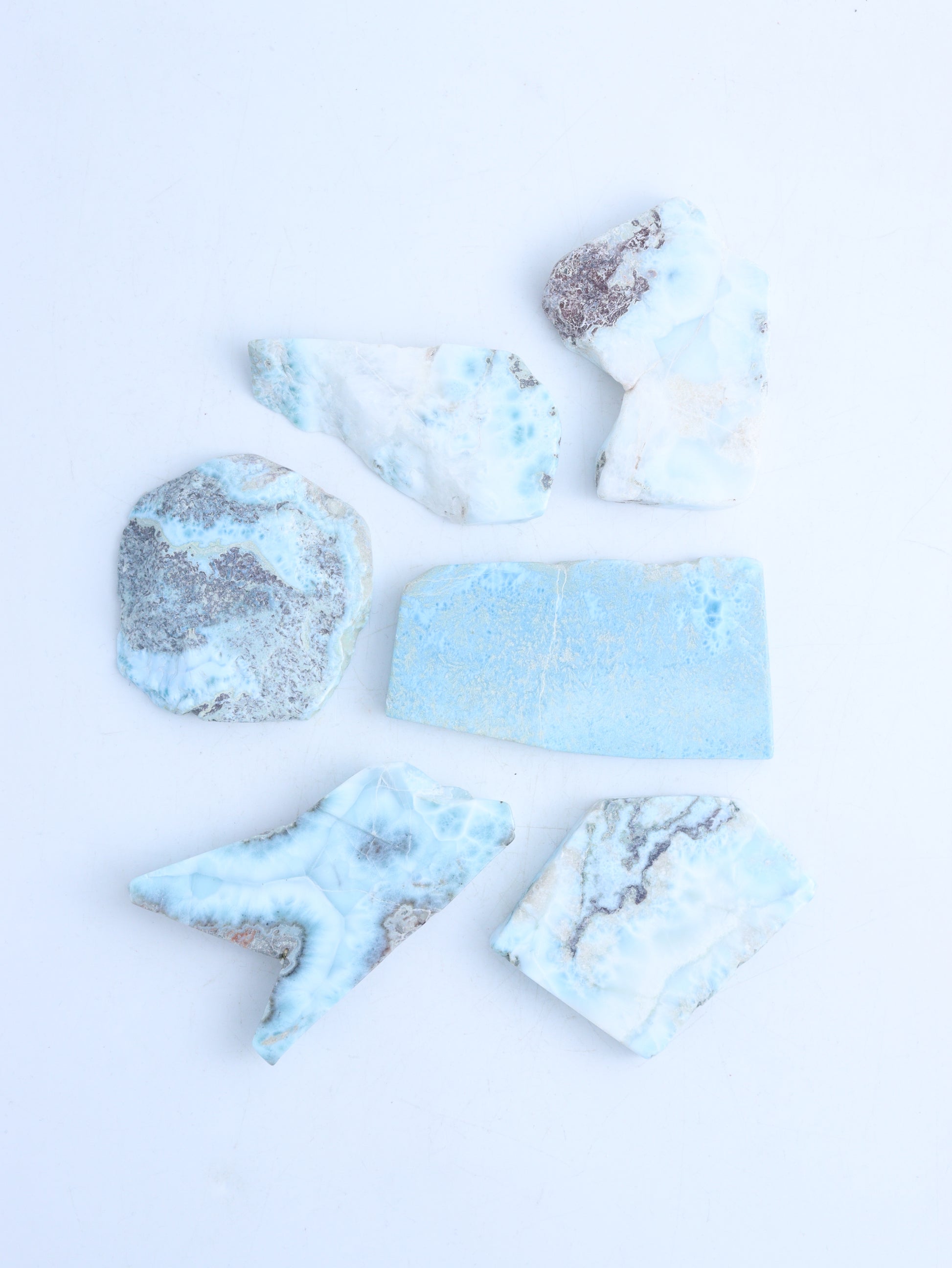 Larimar Slices - Expert Wholesale and Supplier of Wholesale Crystals & Bulk Gemstones, ["Larimar","Slices and Slabs"]