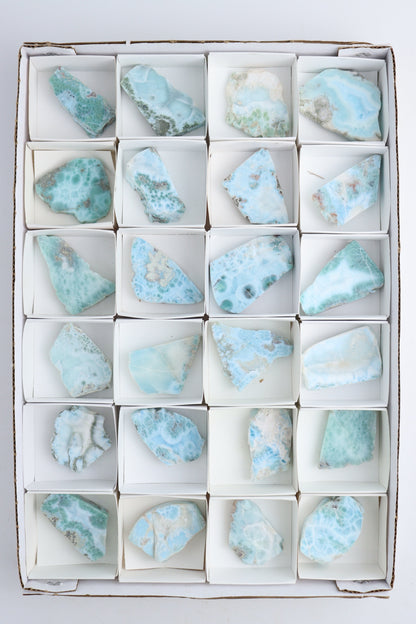 Larimar Slices and Slabs - Expert Supplier of Wholesale Crystals & Bulk Gemstones