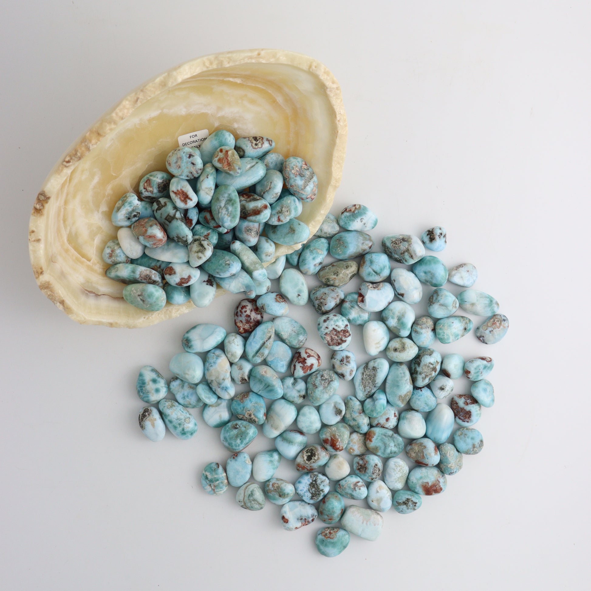 1 Kg Larimar Tumbles - Mi Esperanza Minerals