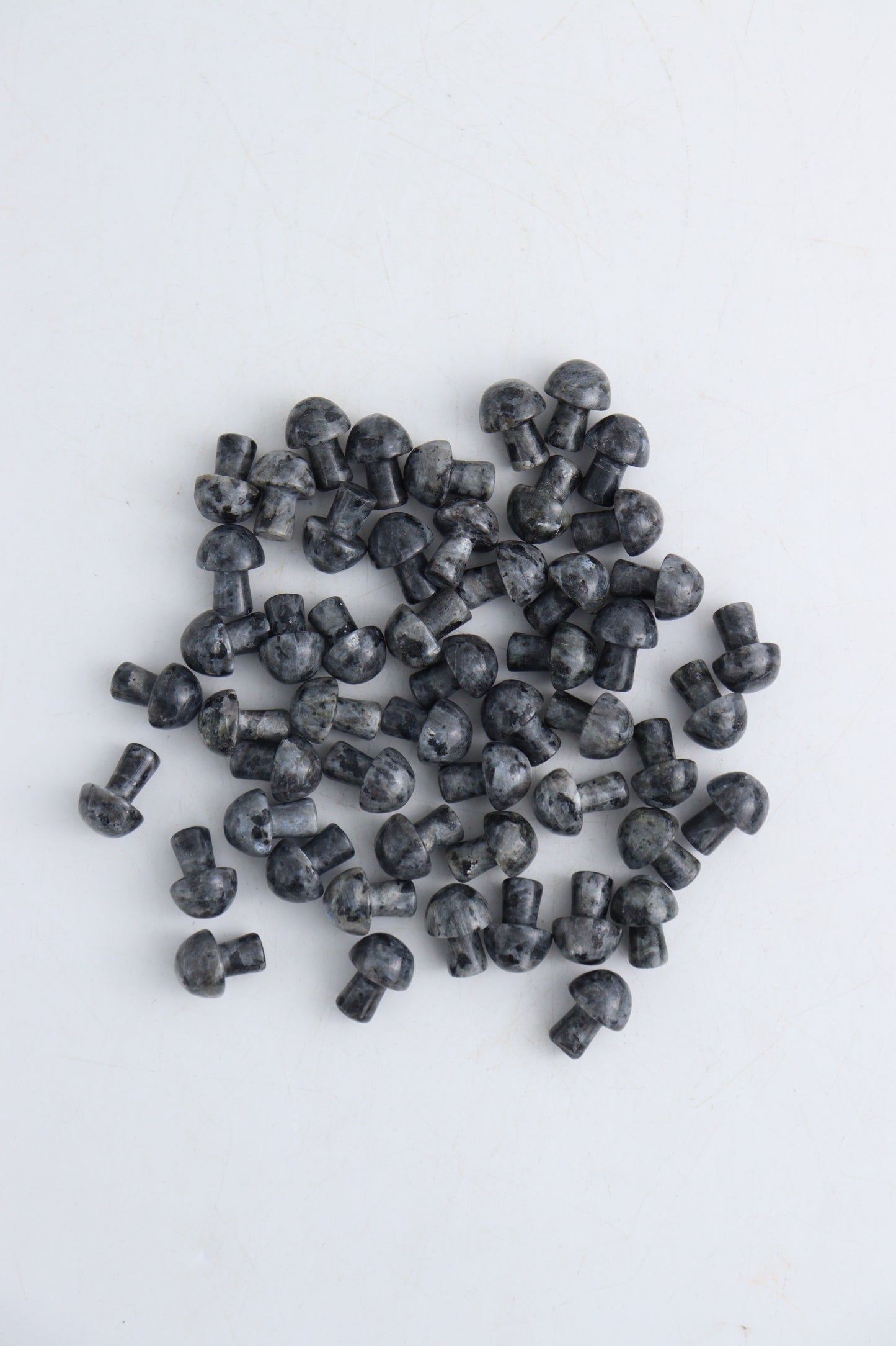 Larvikite Mini Mushrooms (250 grams) - Expert Wholesale and Supplier of Wholesale Crystals & Bulk Gemstones, ["larvikite","Mushrooms"]