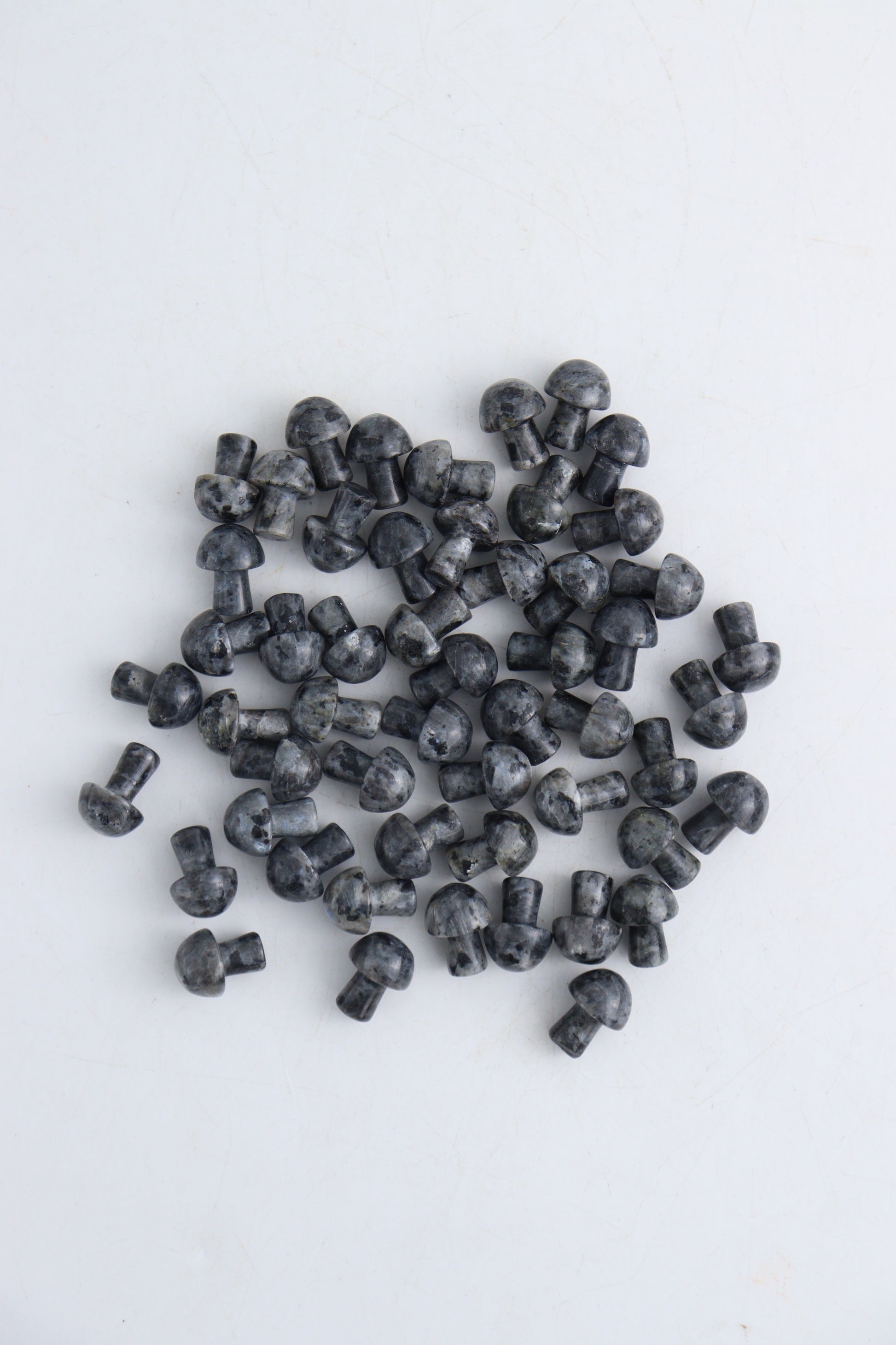 Larvikite Mini Mushrooms (250 grams) - Expert Wholesale and Supplier of Wholesale Crystals & Bulk Gemstones, ["larvikite","Mushrooms"]