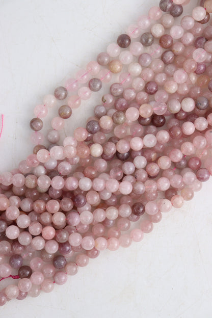 Madagascar Rose Quartz 10mm Round Beads