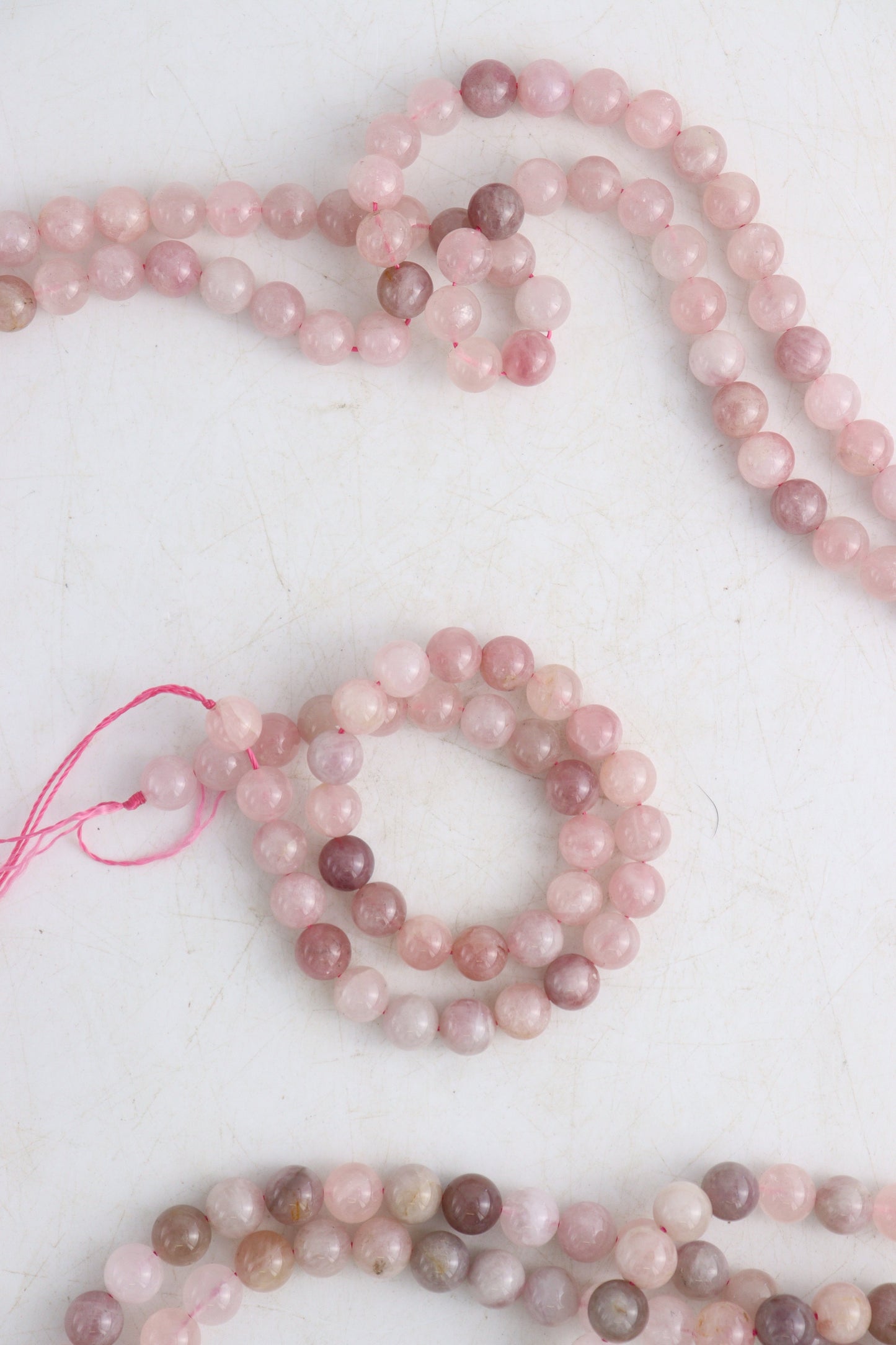 Madagascar Rose Quartz 10mm Round Beads