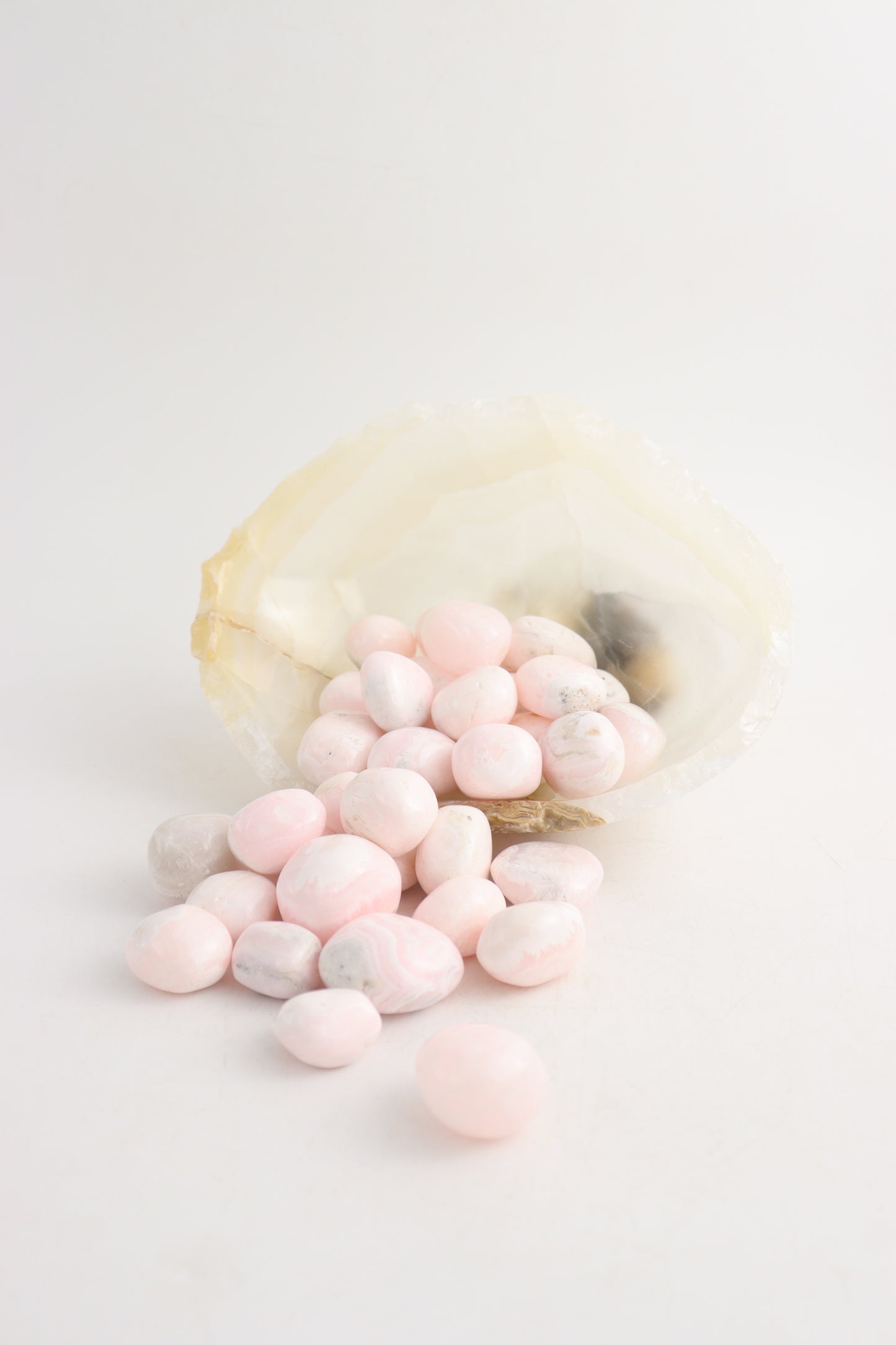 Manganocalcite Tumbles and Onyx Bowl - Expert Wholesale and Supplier of Wholesale Crystals & Bulk Gemstones, ["Bowls","manganocalcite","Mexico","onyx","Tumbles"]
