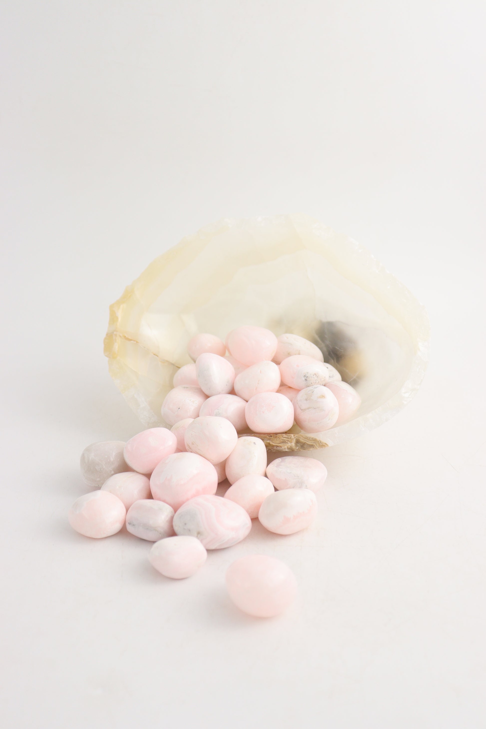 Manganocalcite Tumbles and Onyx Bowl - Expert Wholesale and Supplier of Wholesale Crystals & Bulk Gemstones, ["Bowls","manganocalcite","Mexico","onyx","Tumbles"]