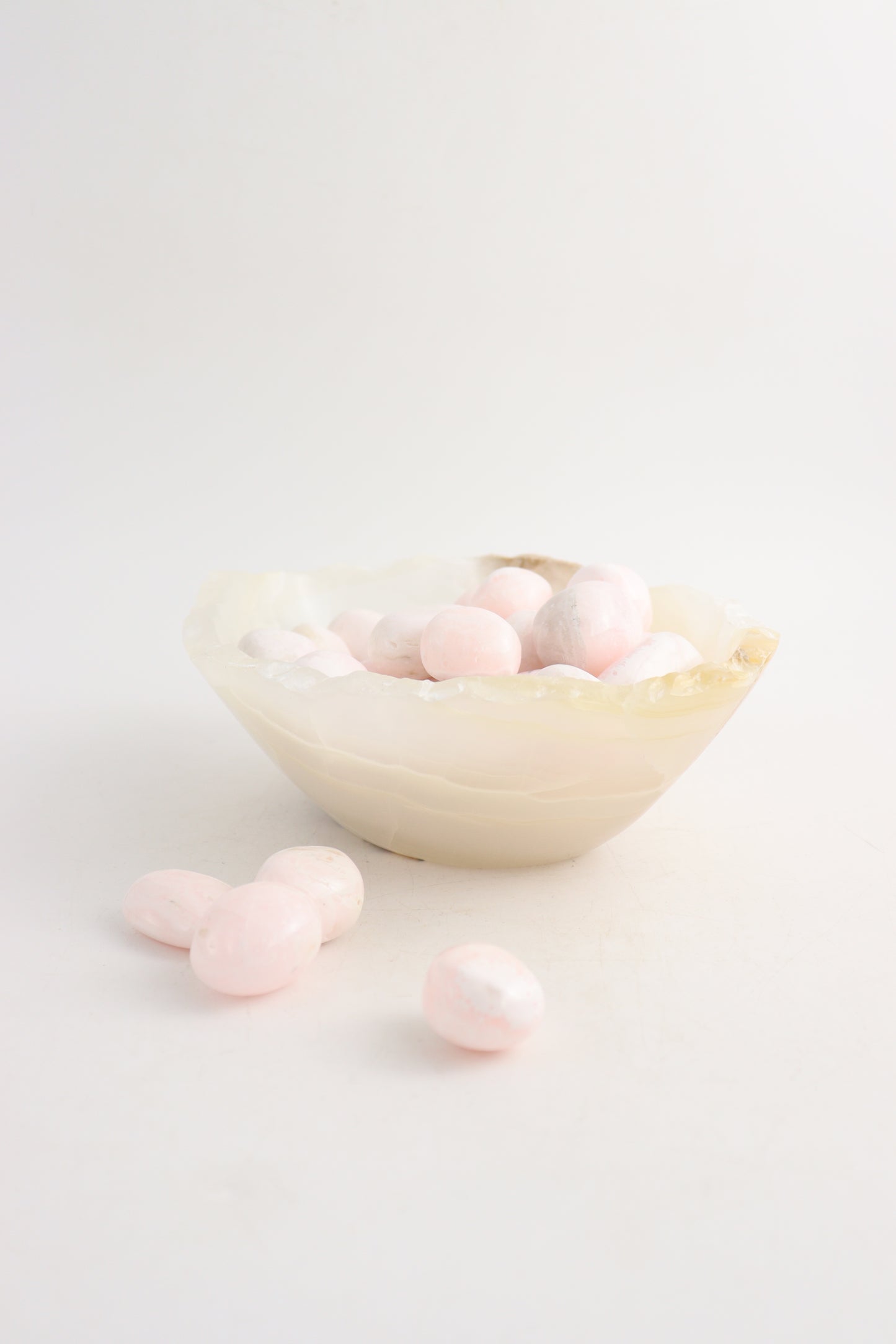 Manganocalcite Tumbles and Onyx Bowl - Expert Wholesale and Supplier of Wholesale Crystals & Bulk Gemstones, ["Bowls","manganocalcite","Mexico","onyx","Tumbles"]