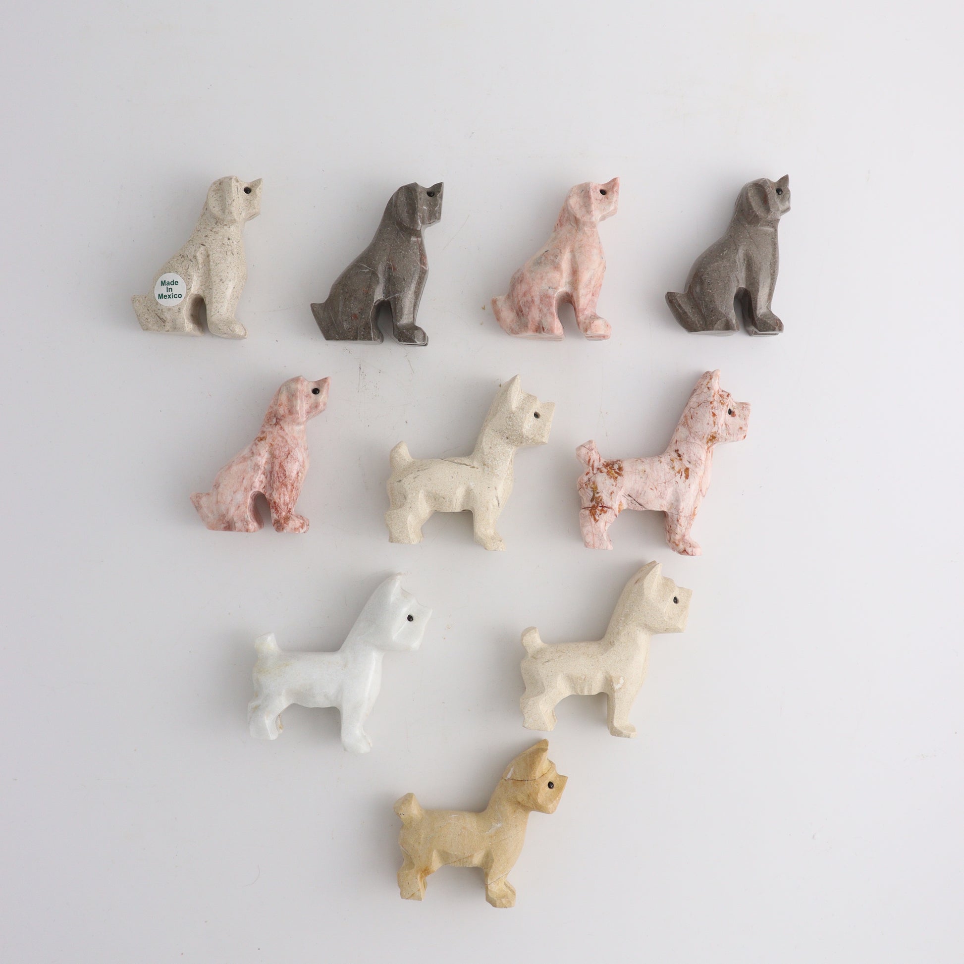 Marble Mix Animals Carvings - Expert Wholesale and Supplier of Wholesale Crystals & Bulk Gemstones, ["Animal Carvings","Marble","Mexico"]