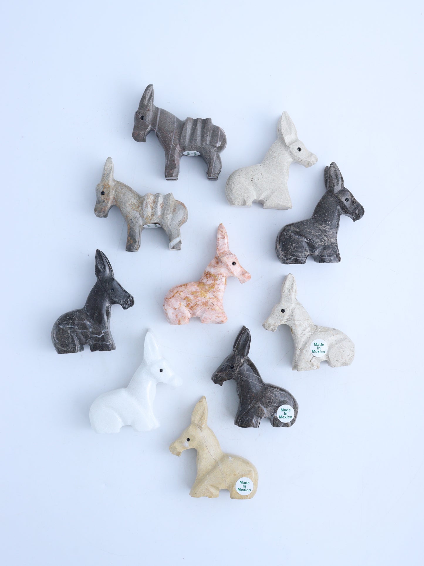 Marble Donkeys - Expert Wholesale and Supplier of Wholesale Crystals & Bulk Gemstones, ["Animal Carvings","Marble"]