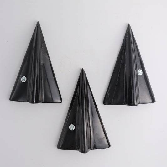 Black Marble Plane Set - Mi Esperanza Minerals