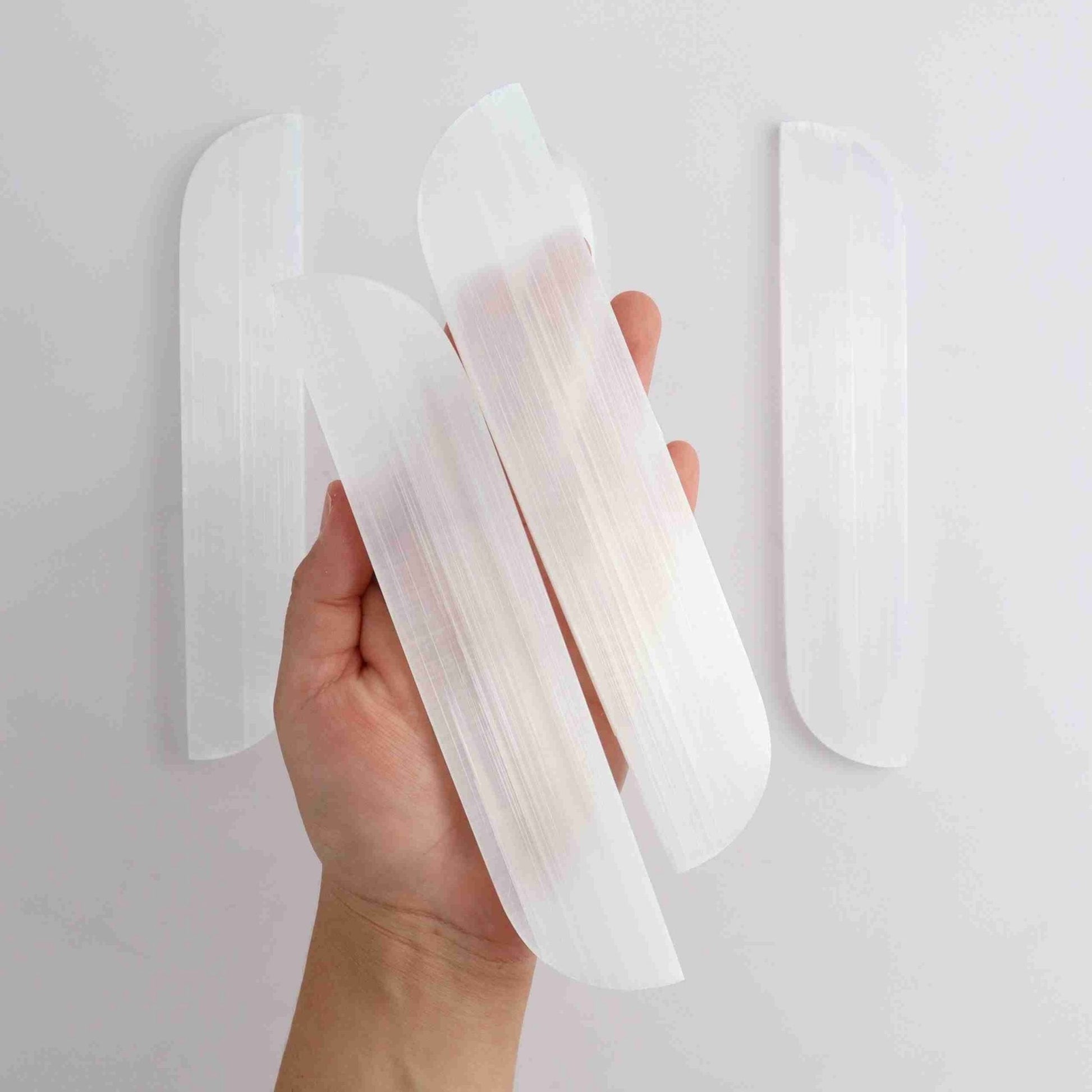 ONE Selenite Polished Bar Rounded Edges 20CM - Expert Vendor of Wholesale Crystals