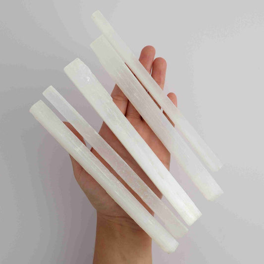 ONE Selenite/Satin Spar 20cm Stick - Expert Vendor of Wholesale Crystals