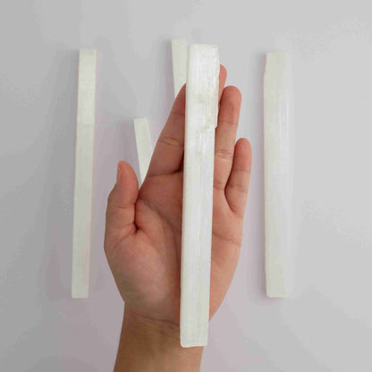 ONE Selenite/Satin Spar 20cm Stick - Expert Vendor of Wholesale Crystals