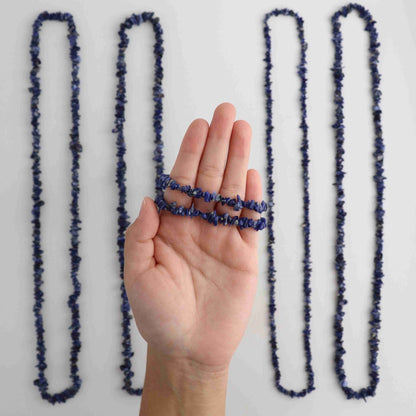 ONE Sodalite Chip Necklace - Expert Vendor of Wholesale Crystals