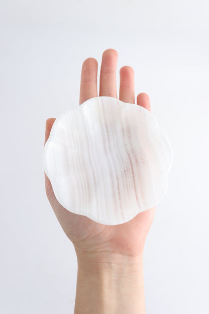 ONE White Onyx Small Margarita Plate - Expert Wholesale and Supplier of Wholesale Crystals & Bulk Gemstones, ["Bowls","Mexico","onyx"]