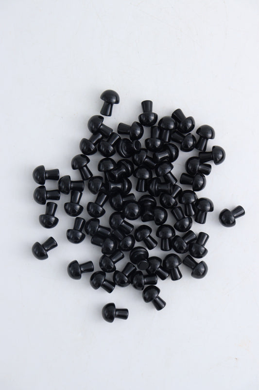 Obsidian Mini Mushrooms (250 grams)