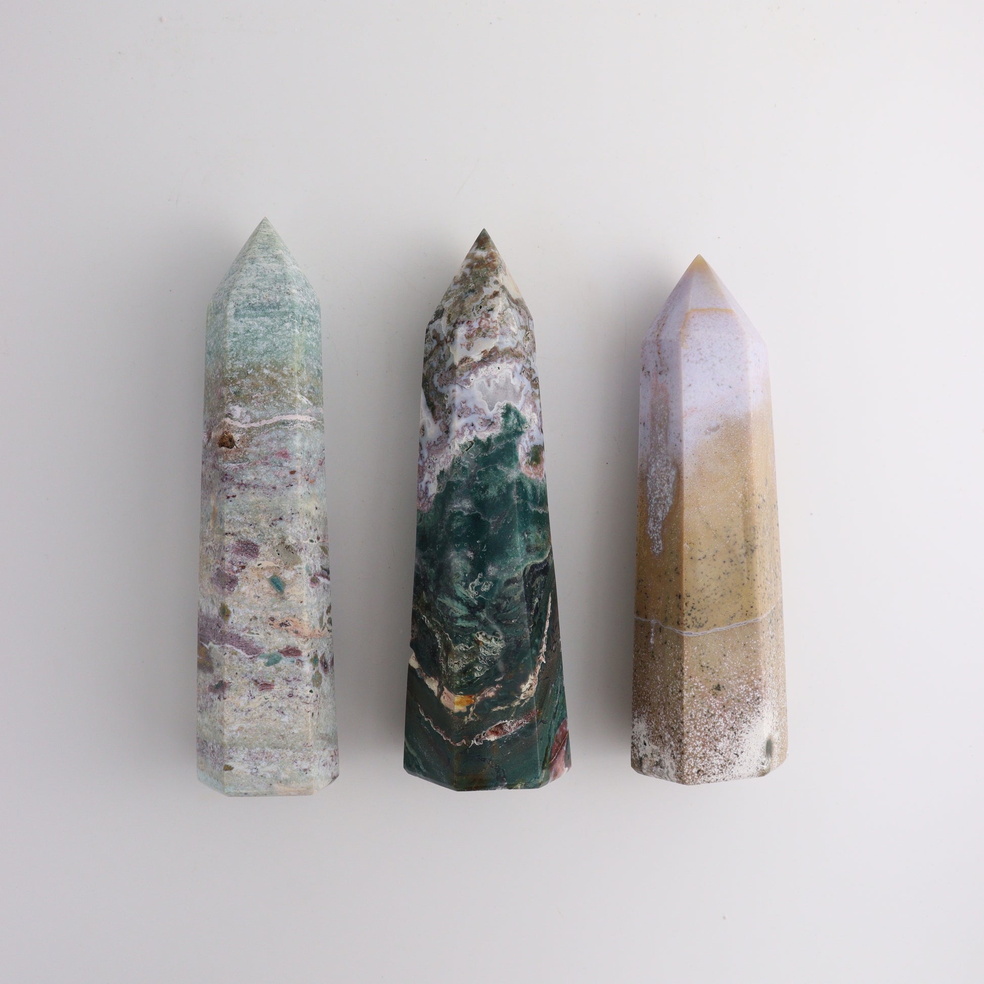 Ocean Jasper Towers - Expert Wholesale and Supplier of Wholesale Crystals & Bulk Gemstones, ["Madagascar","Ocean Jasper","Towers"]