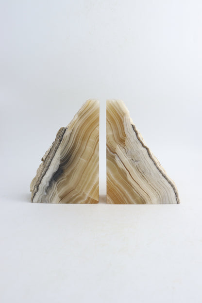 Onyx Bookends - Light