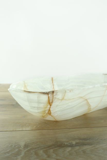 Onyx Bowl Canoe - Expert Wholesale and Supplier of Wholesale Crystals & Bulk Gemstones, ["Bowls","canoe","large","Mexico","onyx"]