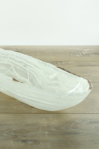 Onyx Bowl Canoe - Expert Wholesale and Supplier of Wholesale Crystals & Bulk Gemstones, ["Bowls","canoe","large","Mexico","onyx"]
