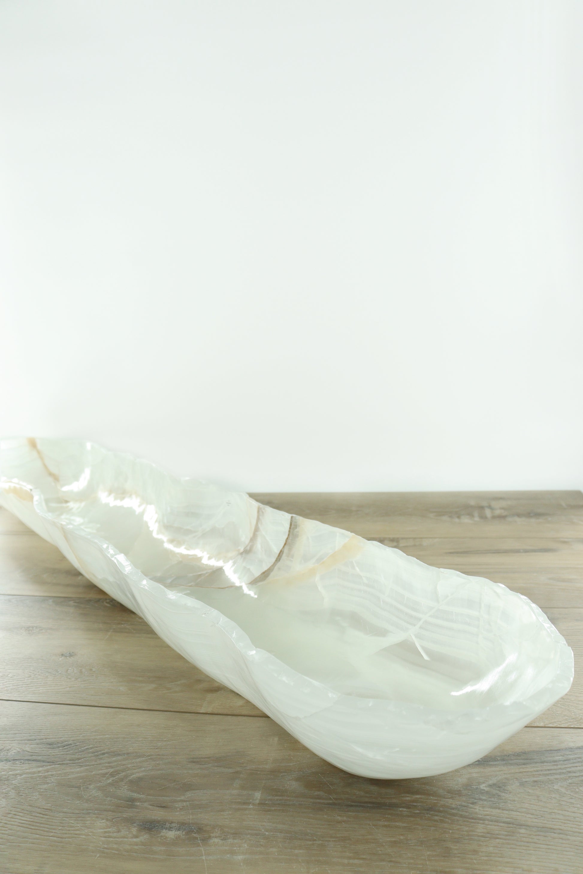 Onyx Bowl Canoe (43 in.) - Expert Supplier of Wholesale Crystals & Bulk Gemstones
