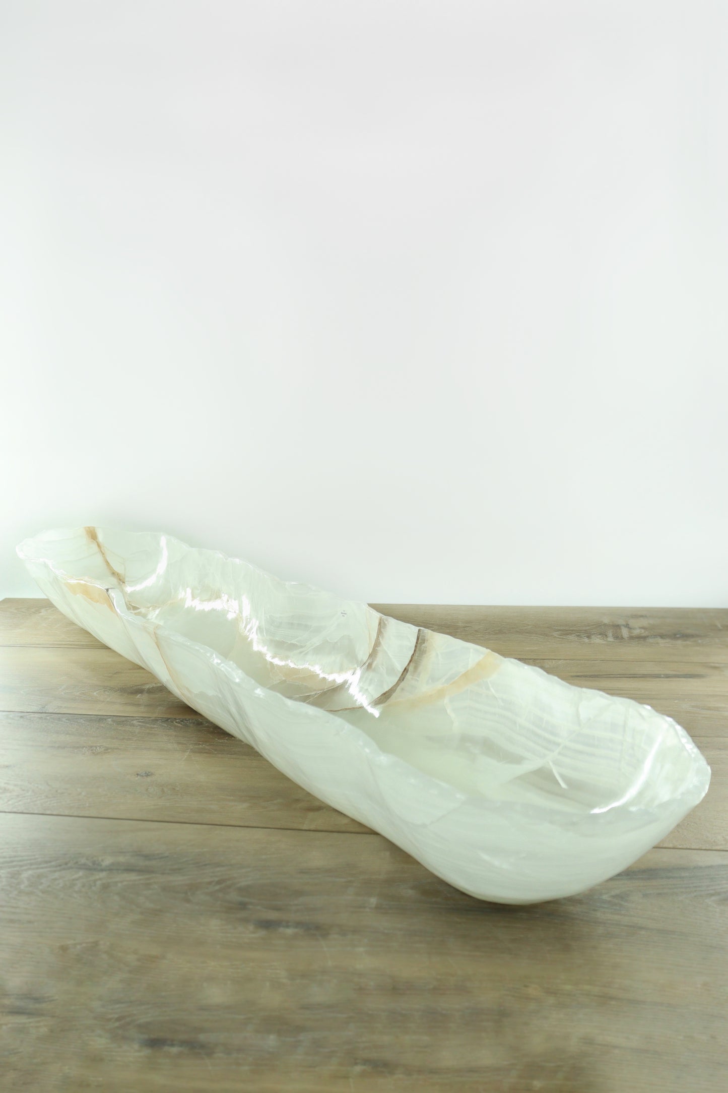 Onyx Bowl Canoe (43 in.) - Expert Supplier of Wholesale Crystals & Bulk Gemstones