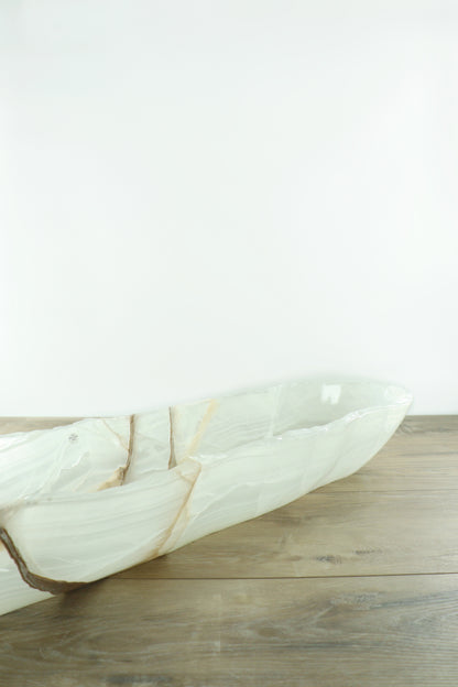 Onyx Bowl Canoe (43 in.) - Expert Supplier of Wholesale Crystals & Bulk Gemstones