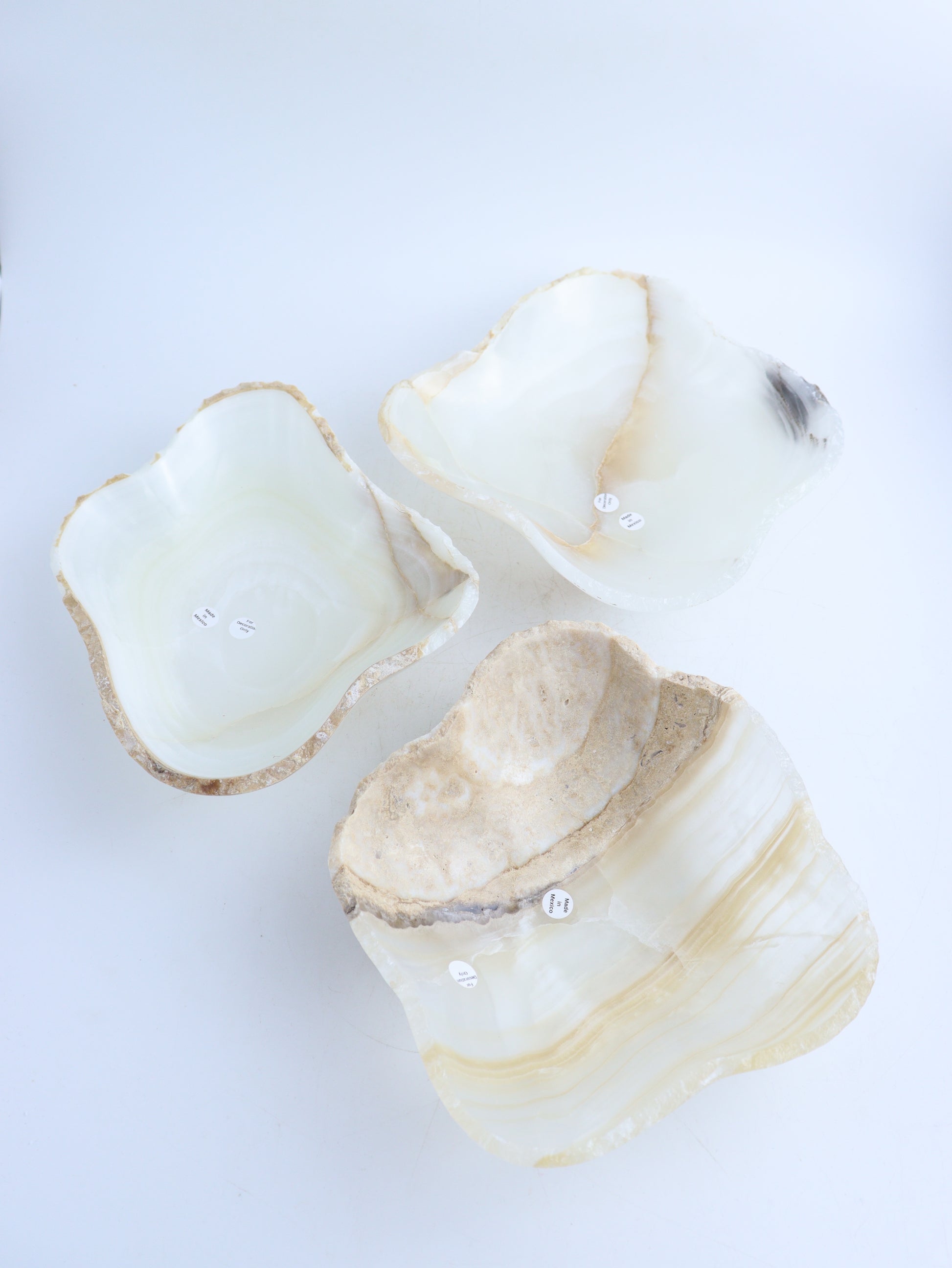 Onyx Bowls Set Of 3 - Expert Wholesale and Supplier of Wholesale Crystals & Bulk Gemstones, ["Bowls","Mexico","onyx"]