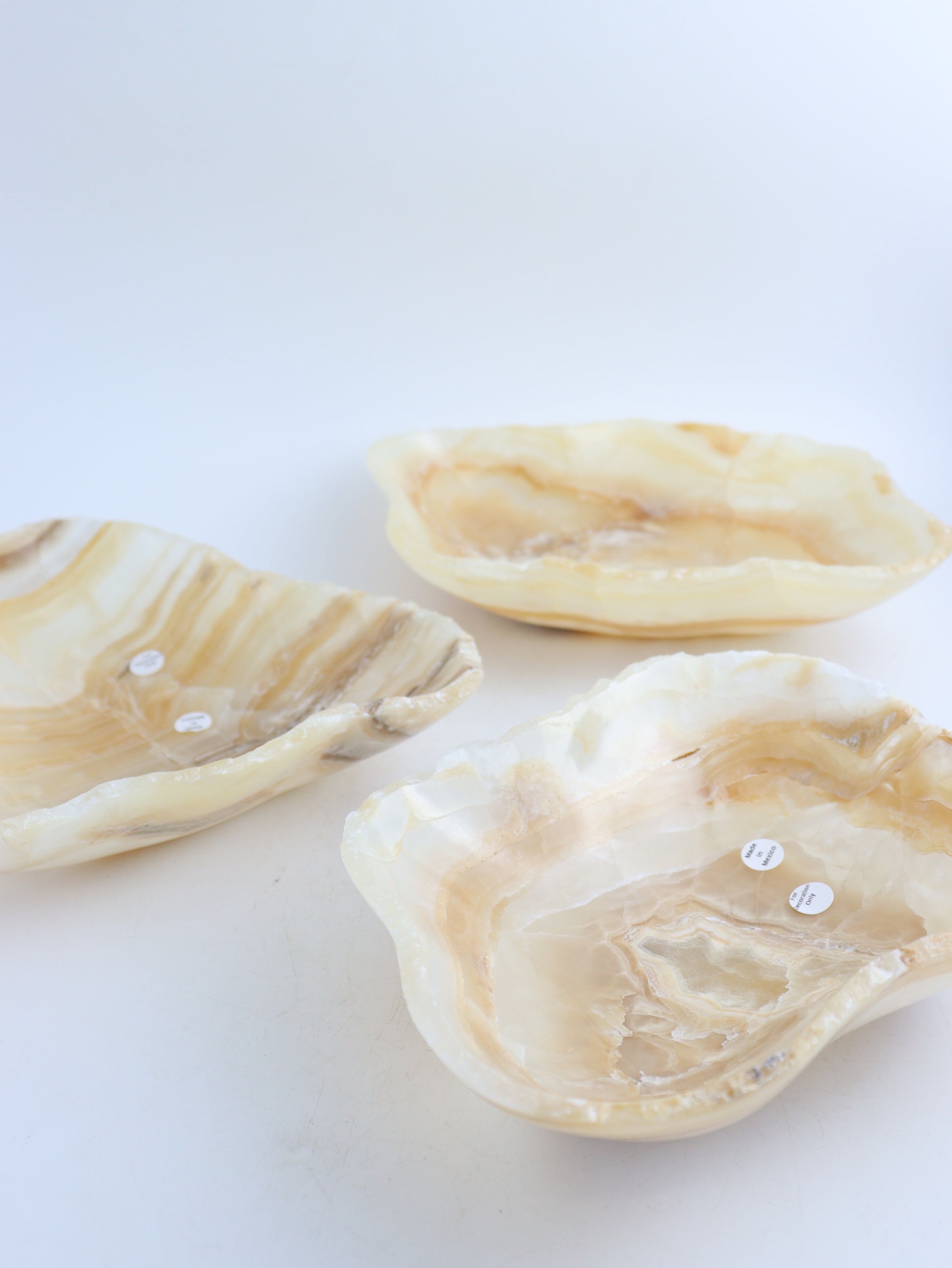 Onyx Bowls Set of 3 - Expert Wholesale and Supplier of Wholesale Crystals & Bulk Gemstones, ["Bowls","Mexico","onyx"]