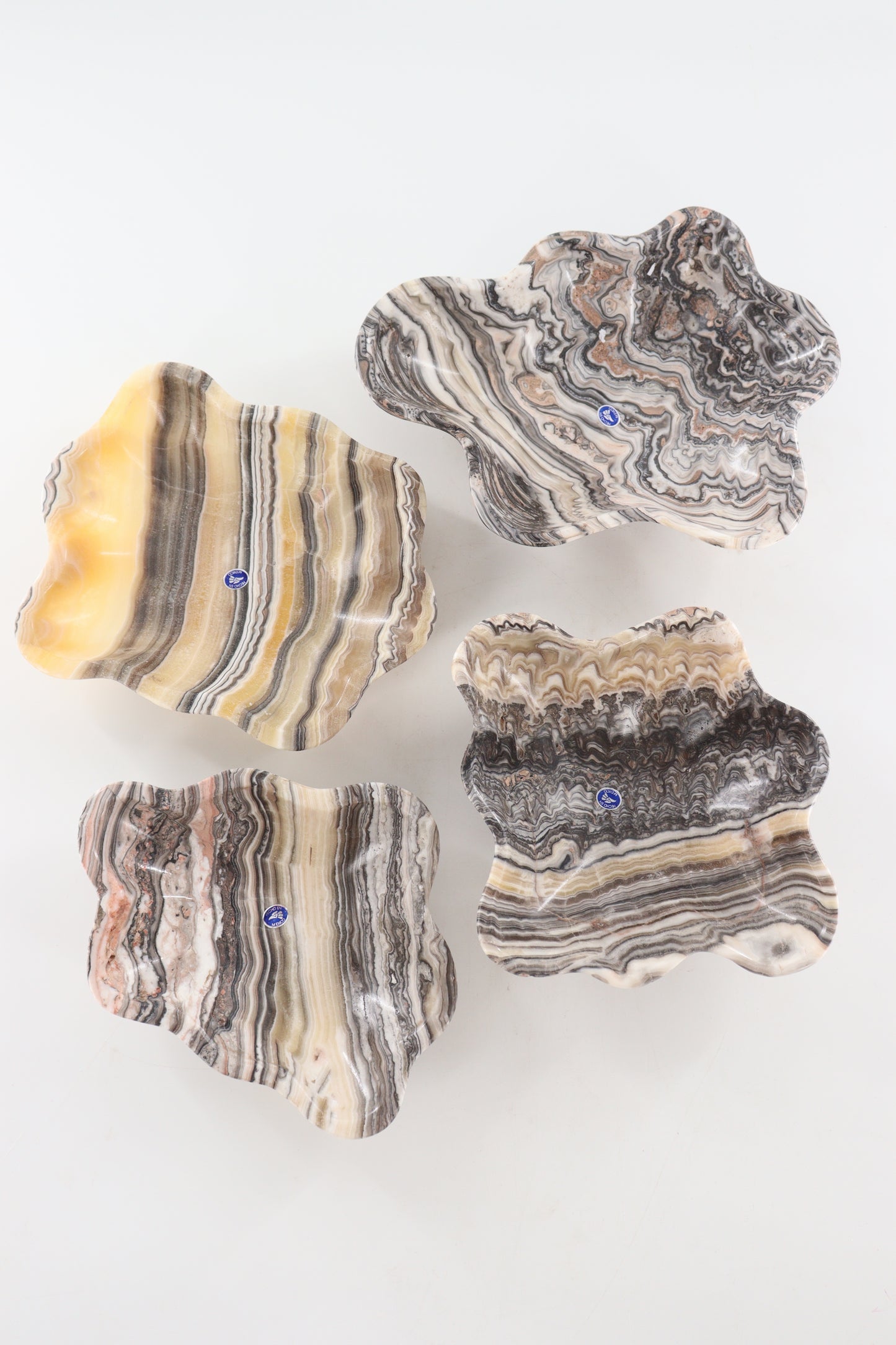 Onyx Bowls Set of 4 - Expert Supplier of Wholesale Crystals & Bulk Gemstones