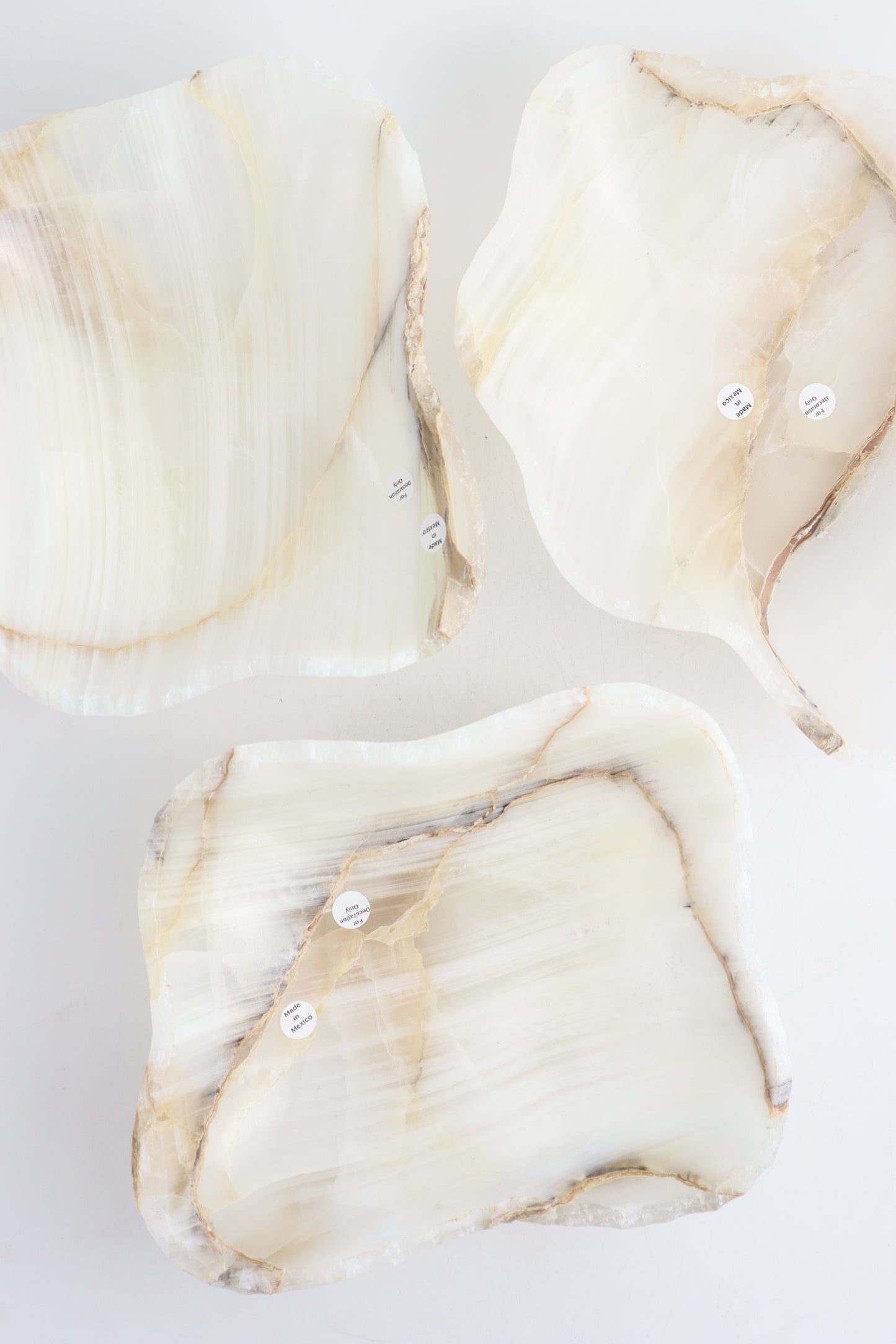 Onyx Bowls (3 Pieces) - Expert Wholesale and Supplier of Wholesale Crystals & Bulk Gemstones, ["Bowls","Mexico","onyx"]