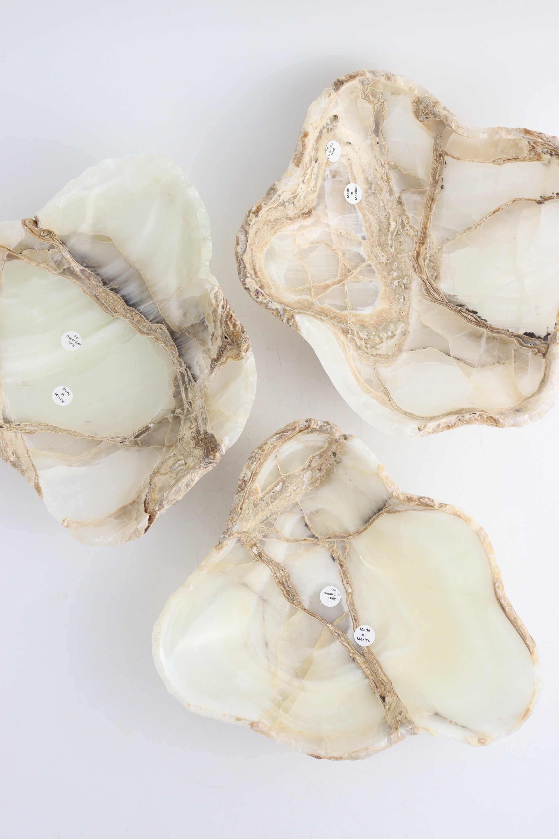 Onyx Bowls (3 Pieces) - Expert Wholesale and Supplier of Wholesale Crystals & Bulk Gemstones, ["Bowls","Mexico","onyx"]