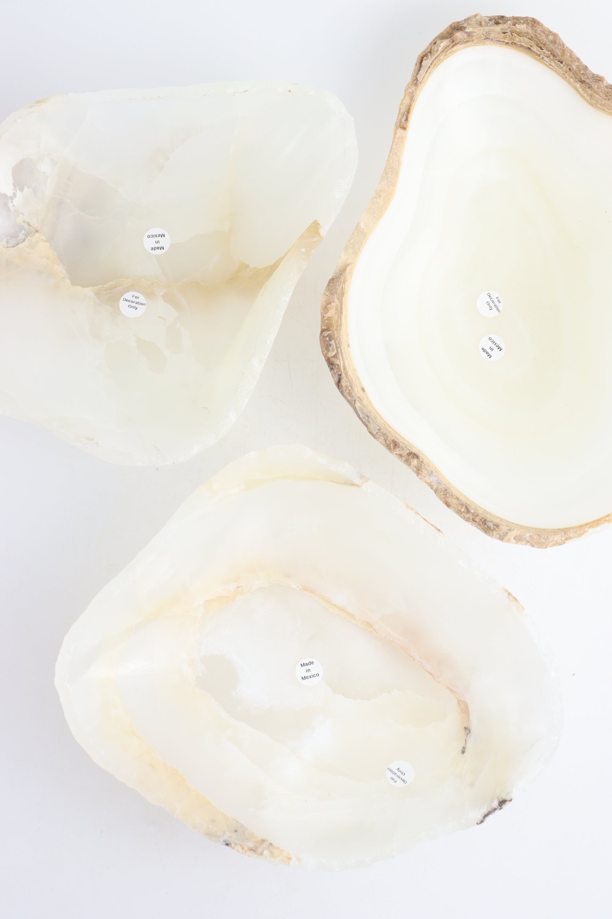 Onyx Bowls (3 Pieces) - Expert Wholesale and Supplier of Wholesale Crystals & Bulk Gemstones, ["Bowls","Mexico","onyx"]