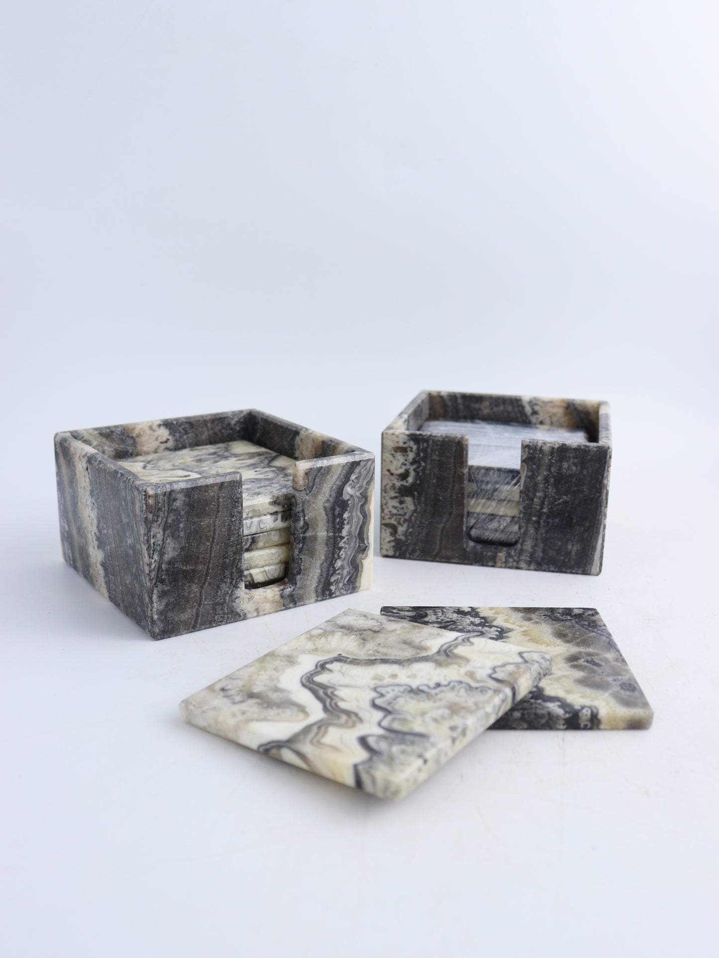 Onyx Coasters (Two Sets) - Mi Esperanza Minerals