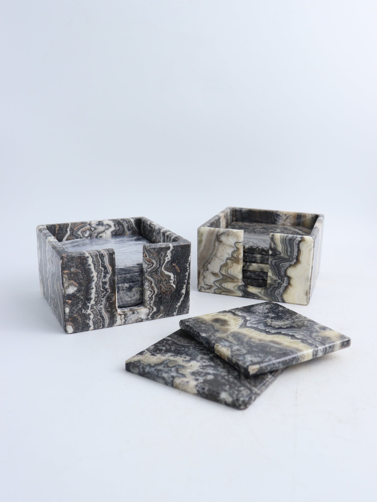 Onyx Coasters (Two Sets) - Mi Esperanza Minerals