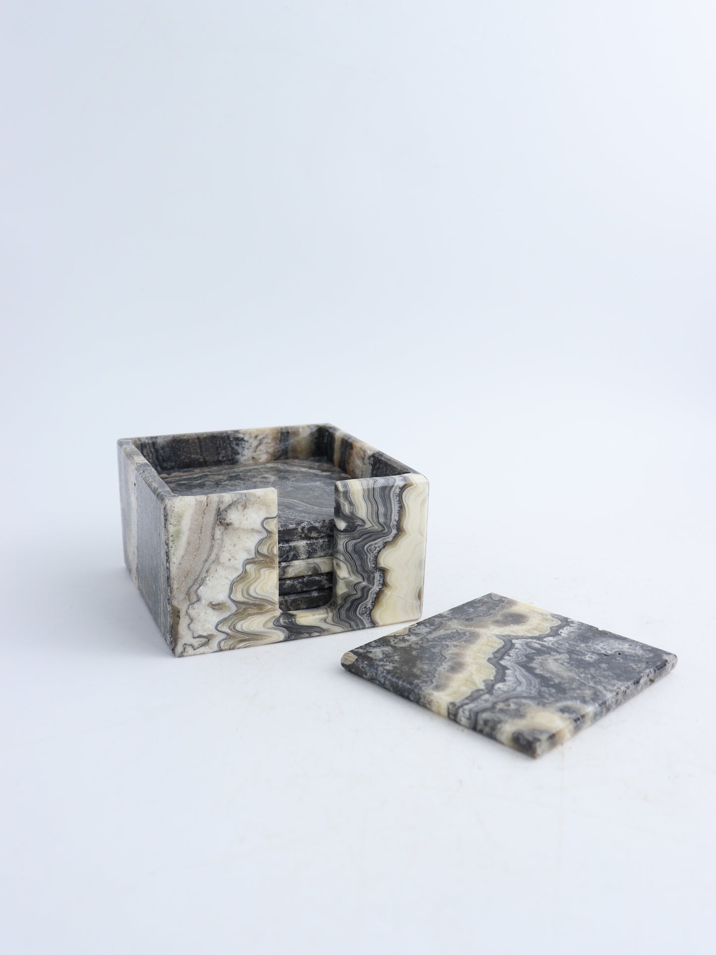 Onyx Coasters (Two Sets) - Mi Esperanza Minerals