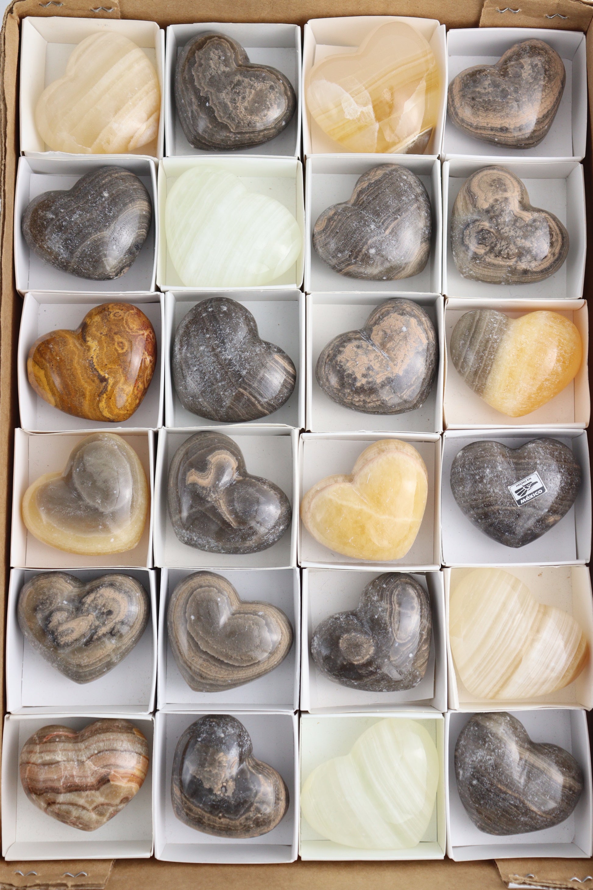 Onyx Hearts - Expert Wholesale and Supplier of Wholesale Crystals & Bulk Gemstones, ["Hearts","Mexico","onyx"]