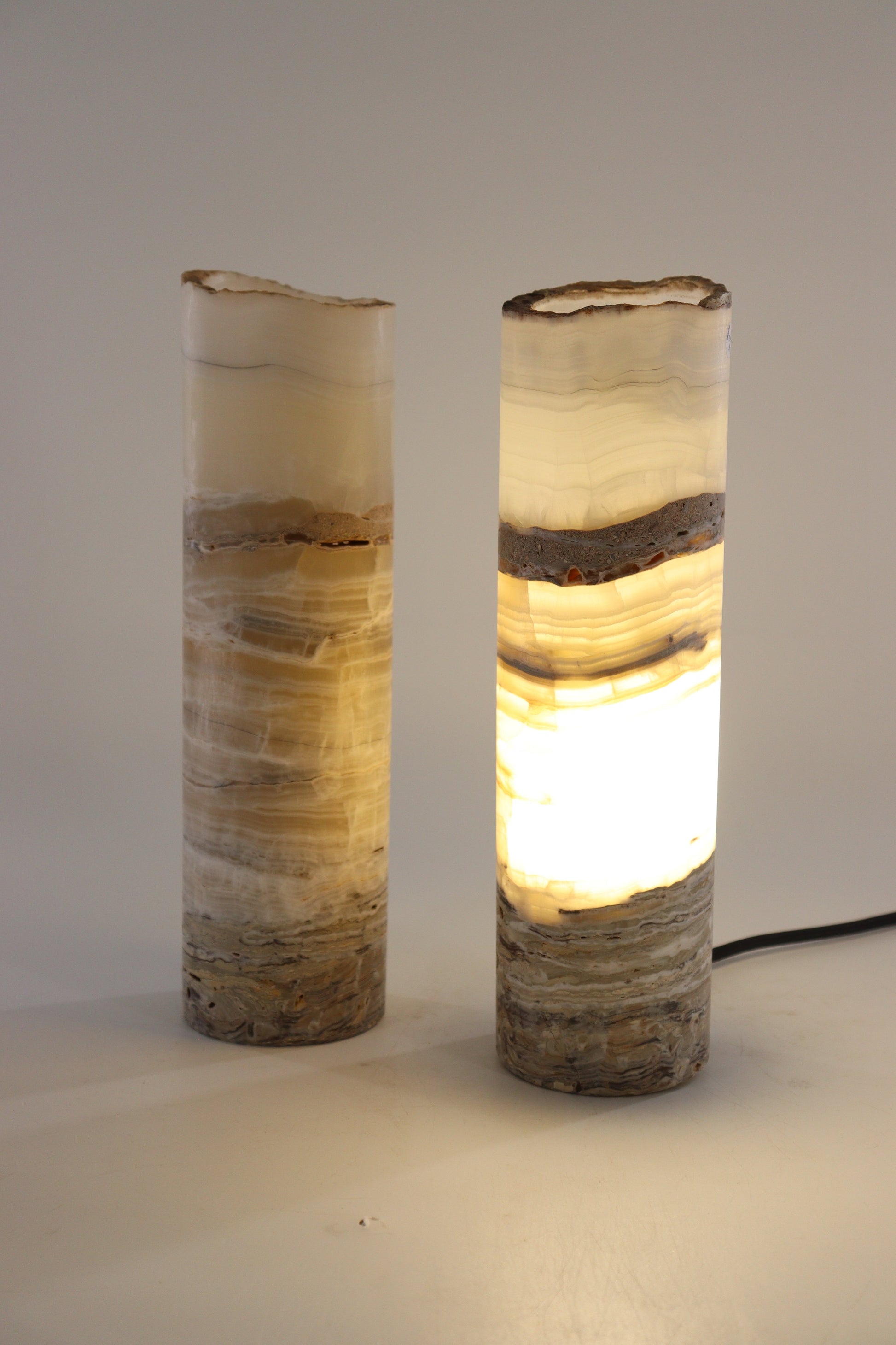 Onyx Lamp Pair - Expert Supplier of Wholesale Crystals & Bulk Gemstones