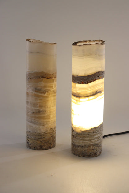 Onyx Lamp Pair - Expert Supplier of Wholesale Crystals & Bulk Gemstones