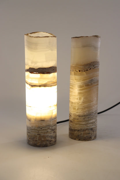Onyx Lamp Pair - Expert Supplier of Wholesale Crystals & Bulk Gemstones