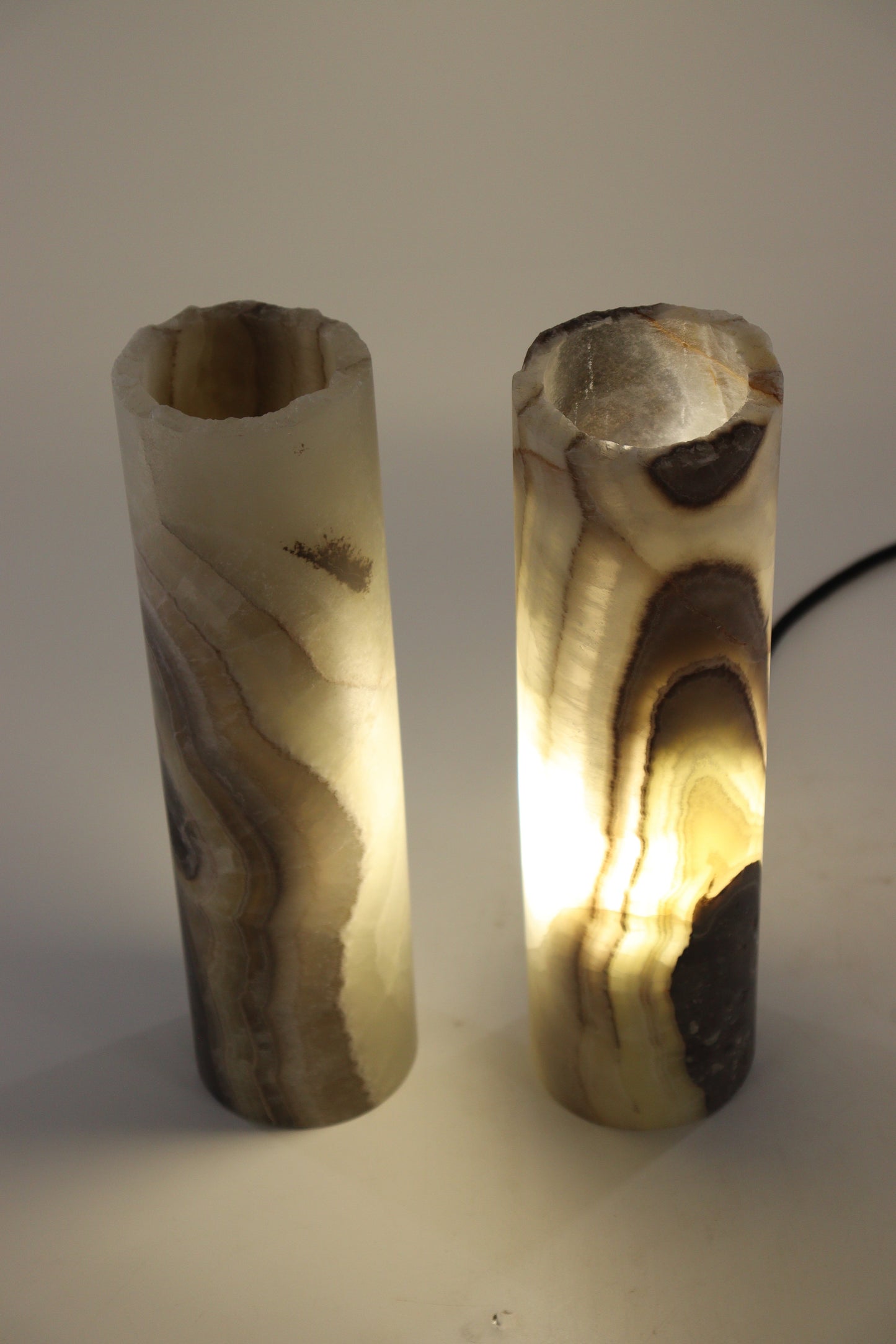 Onyx Lamp Pair