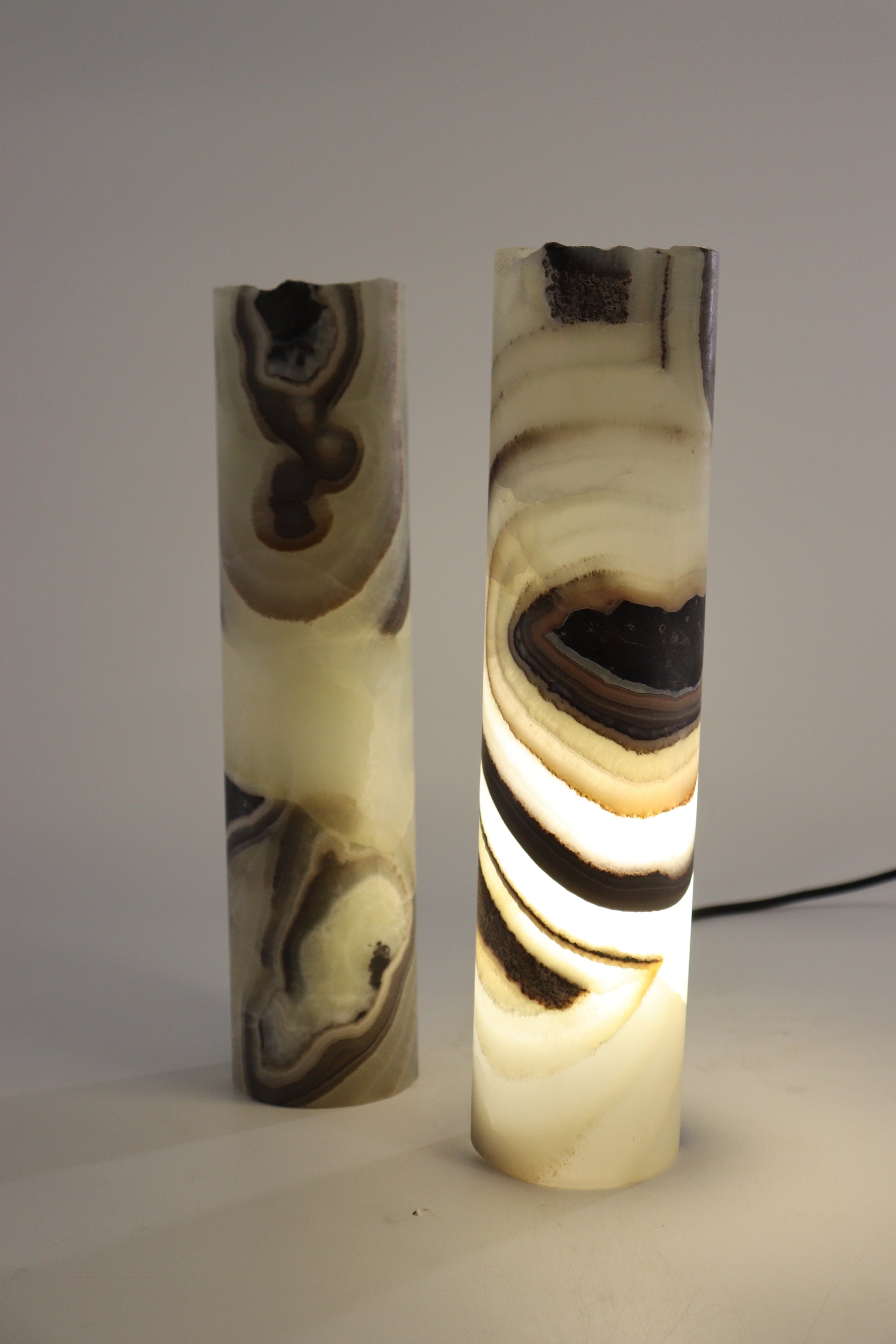 Onyx Lamp Pair - Expert Supplier of Wholesale Crystals & Bulk Gemstones