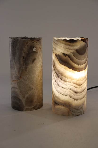 Onyx Lamp Pair