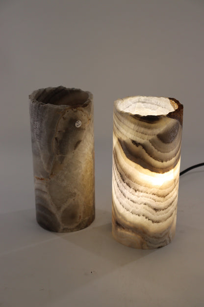 Onyx Lamp Pair