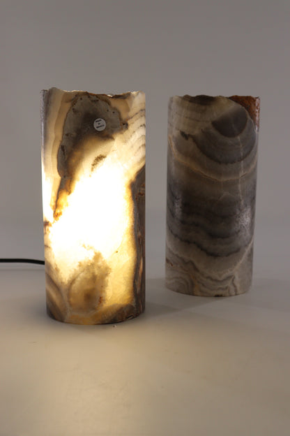 Onyx Lamp Pair