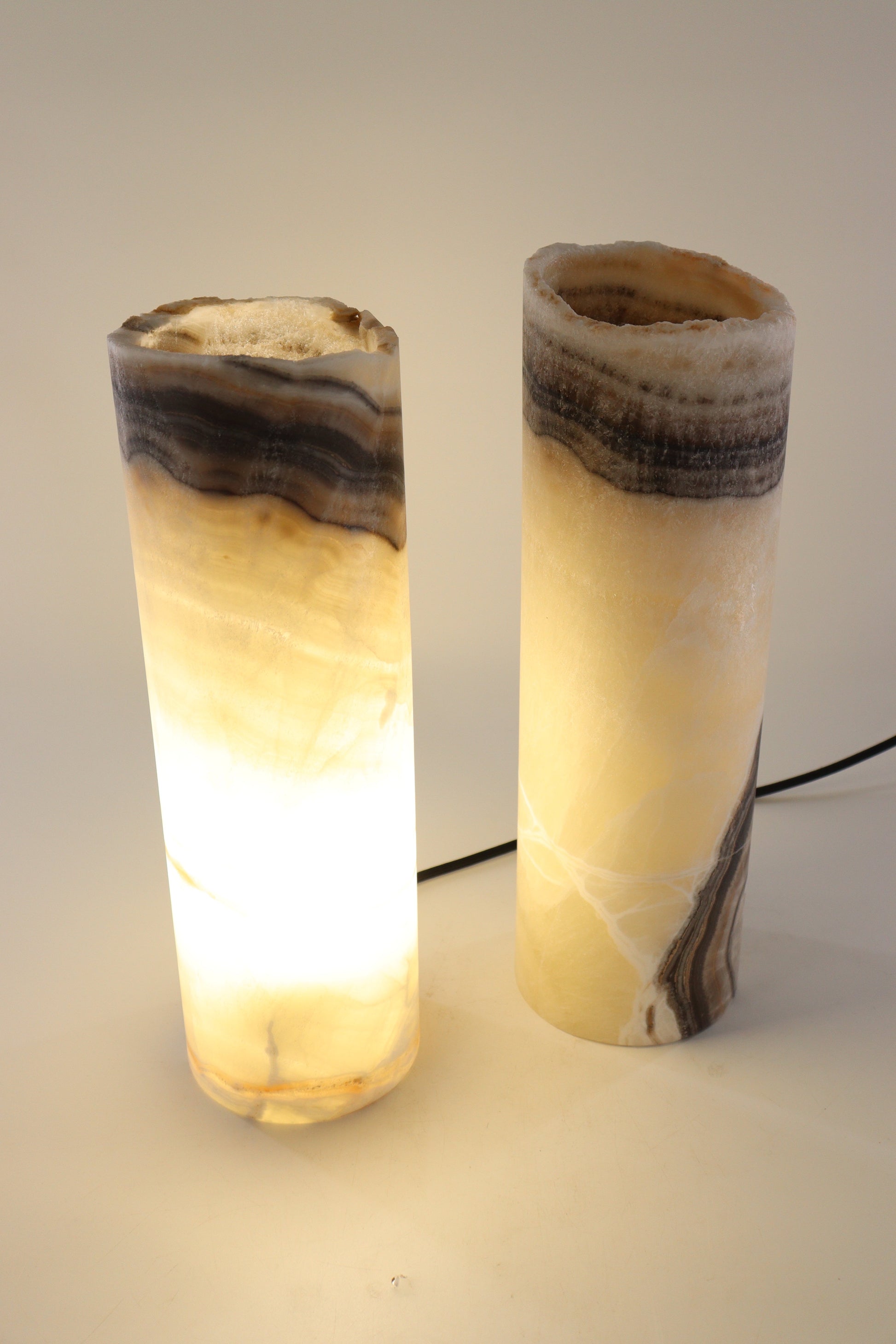Onyx Lamp Pair - Expert Supplier of Wholesale Crystals & Bulk Gemstones