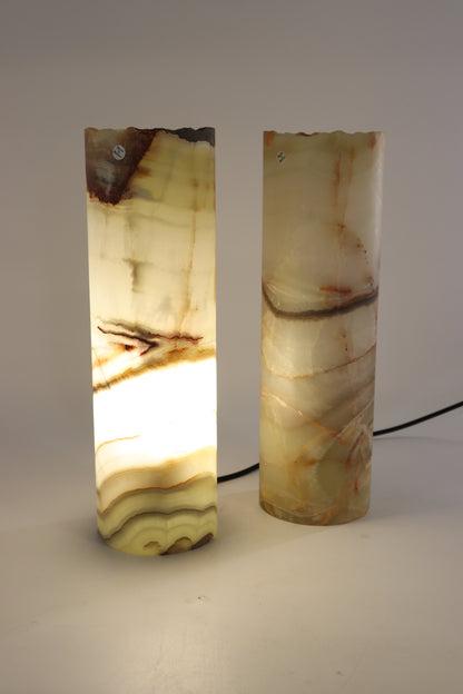 Onyx Lamp Pair - Expert Supplier of Wholesale Crystals & Bulk Gemstones