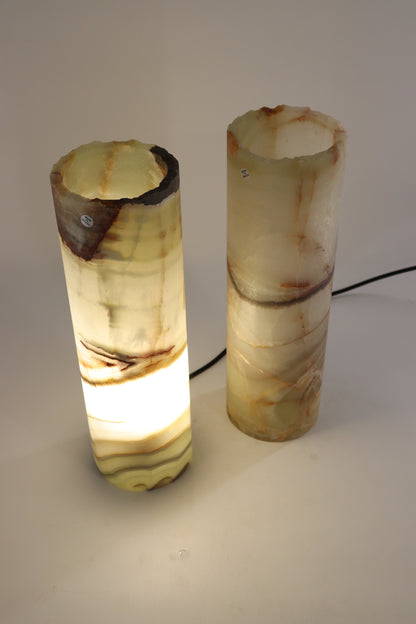 Onyx Lamp Pair - Expert Supplier of Wholesale Crystals & Bulk Gemstones