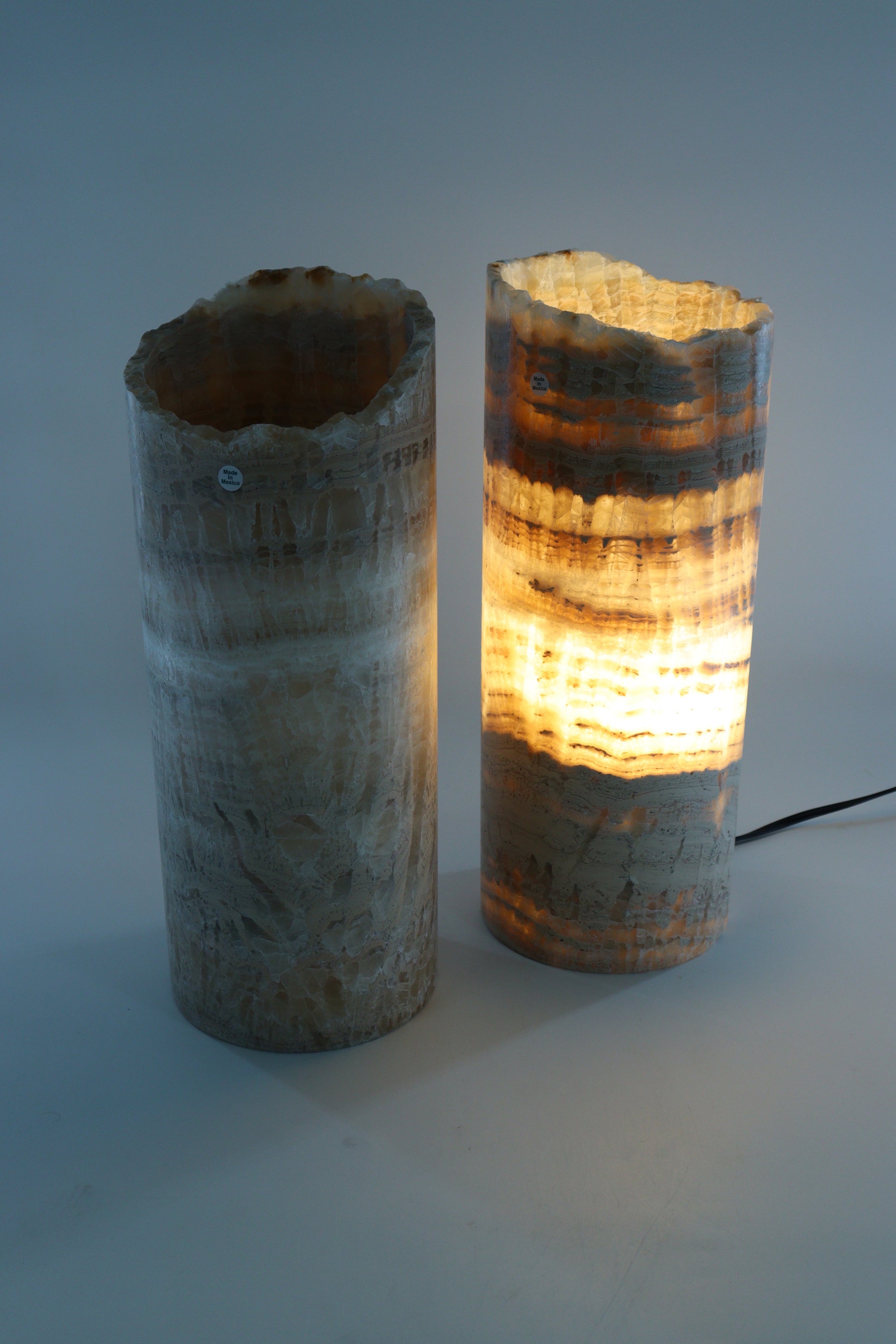 Onyx Lamp Pair - Expert Supplier of Wholesale Crystals & Bulk Gemstones