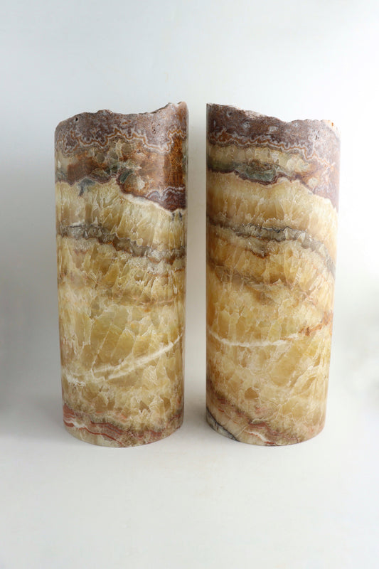 Onyx Lamps Set of 2 - Mi Esperanza Minerals